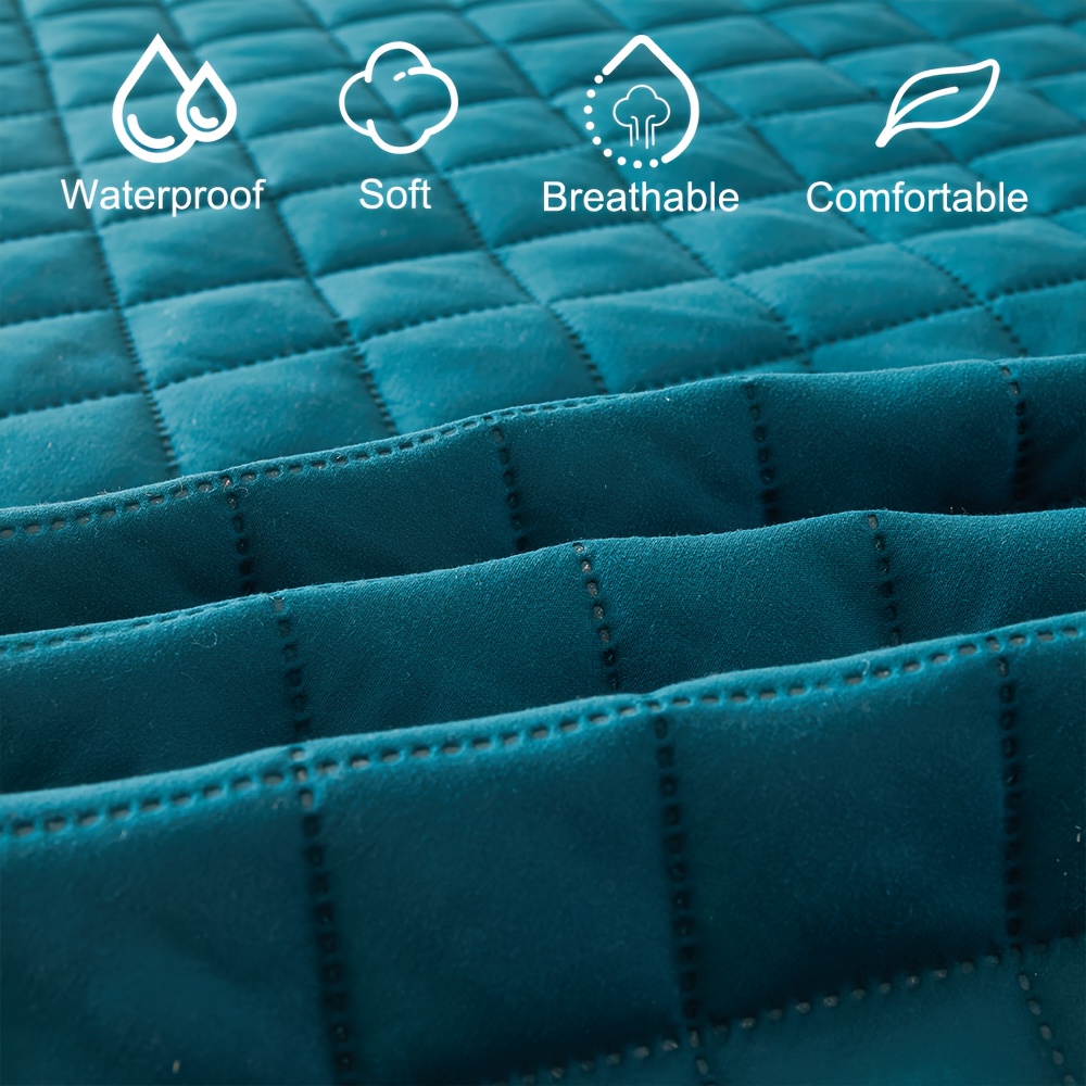 Waterproof Mattress Protector Breathable - 1 stuk gewatteerd waterdicht hoeslaken, machinewasbare