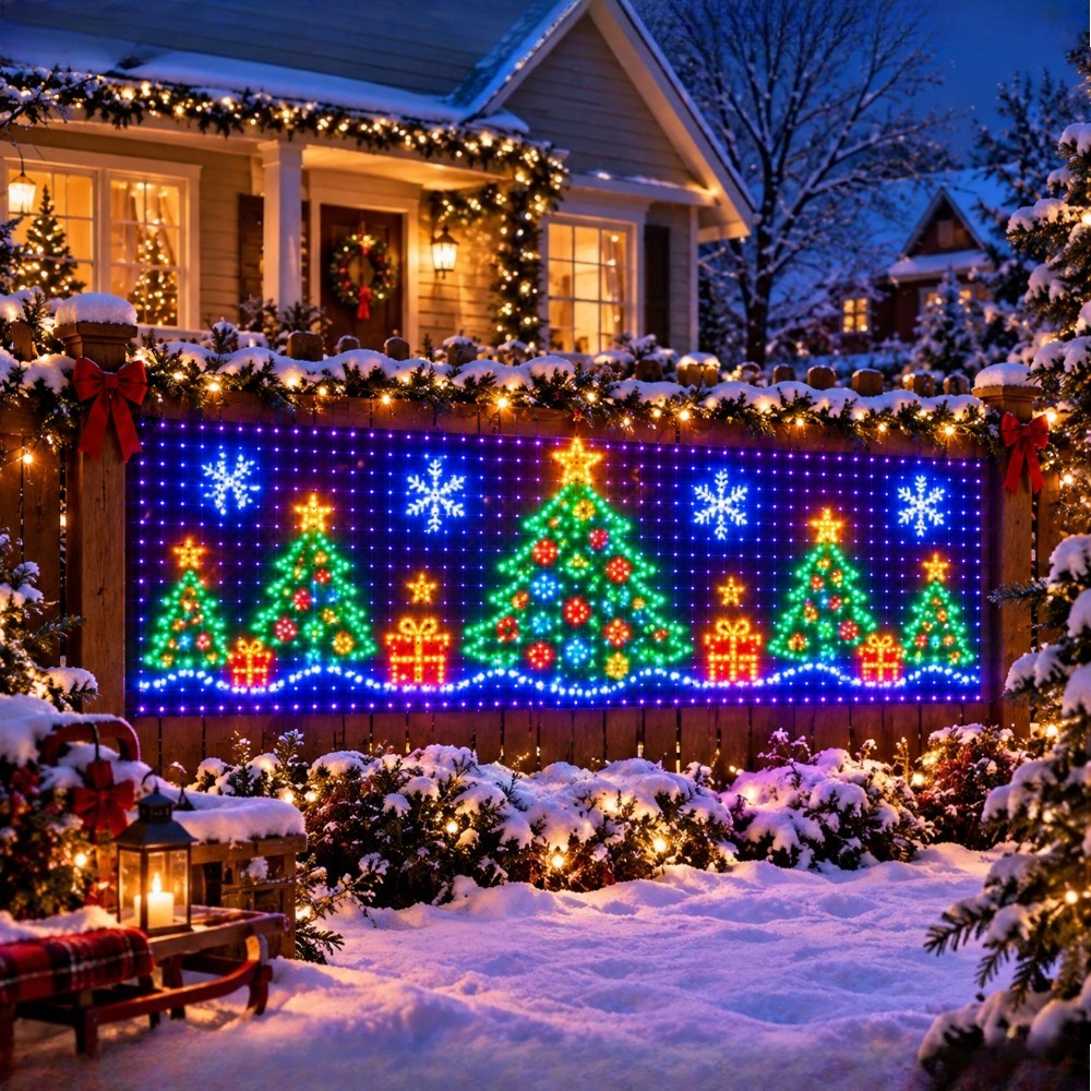 Lighting - Kerstcadeau patroon netverlichting set Bluetooth app