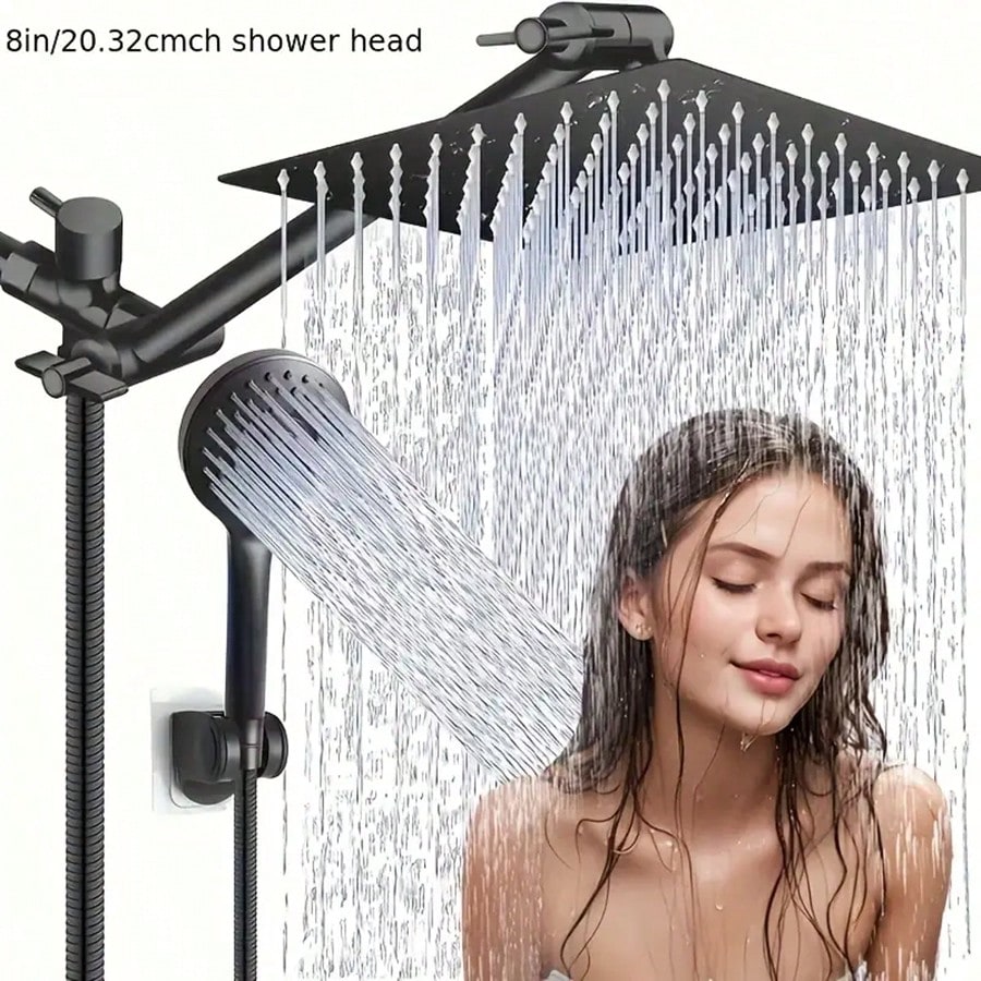 High Pressure Shower Head Handheld - Douchekop met hoge waterdruk en handdouche,