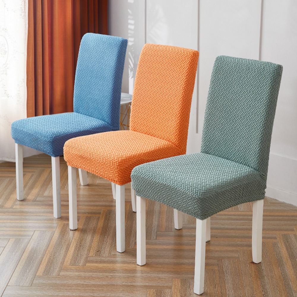 Kitchen - Dikke jacquard eetkamerstoelhoes, elastische stretch hoes,