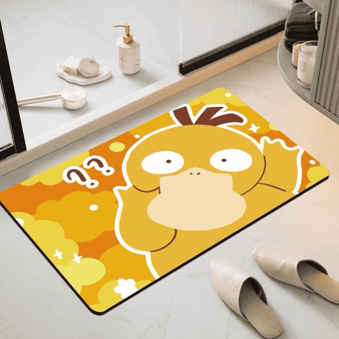 Quick Dry Diatomite Bath Mat - Diatomite badmat, slijtvast, met een vrolijk