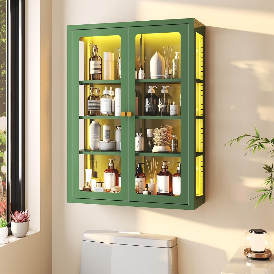 Metalen wandkast voor het pres - Lighting recensie en prijs