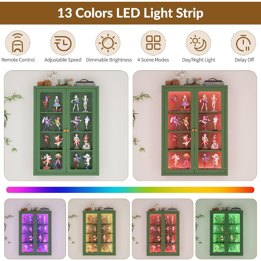 Metalen wandkast voor het pres - Lighting recensie en prijs