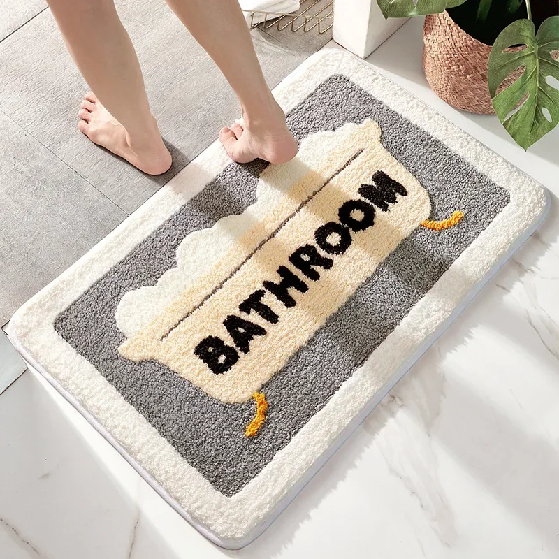 Badmat Antislip Zacht Kunstwol - Quick Dry Diatomite Bath Mat recensie en prijs