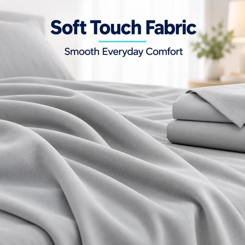 3/4-delige beddengoedset, zach - Fitted Bed Sheets Deep Pocket recensie en prijs