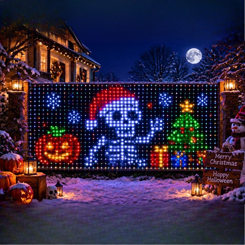Nieuwe decoratieve kerstnetver - Lighting recensie en prijs