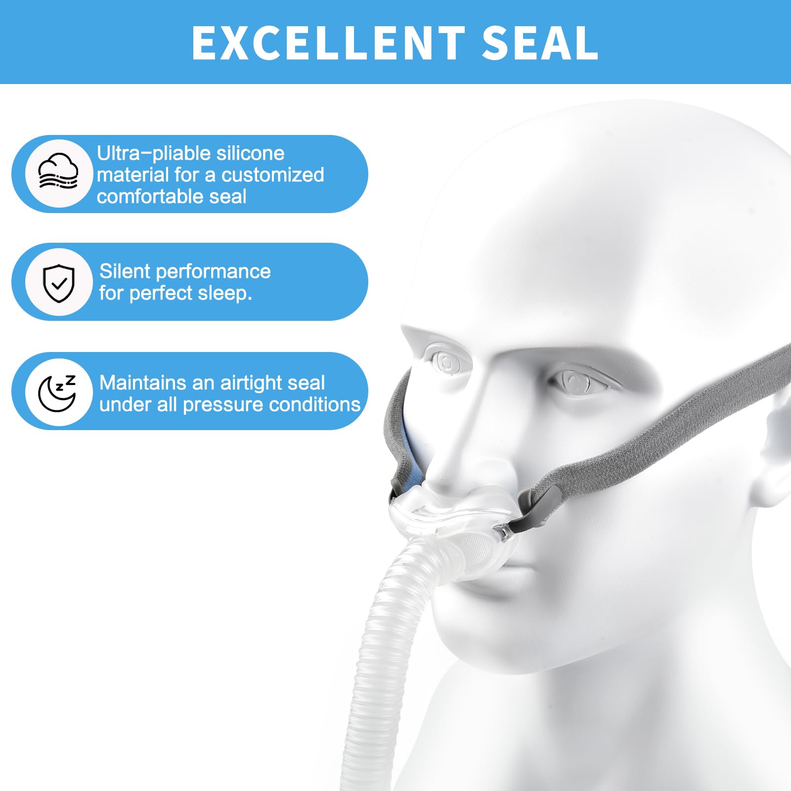 2 stuks P10 neuskussen AirFit  - Anti Snore Contour Pillow recensie en prijs