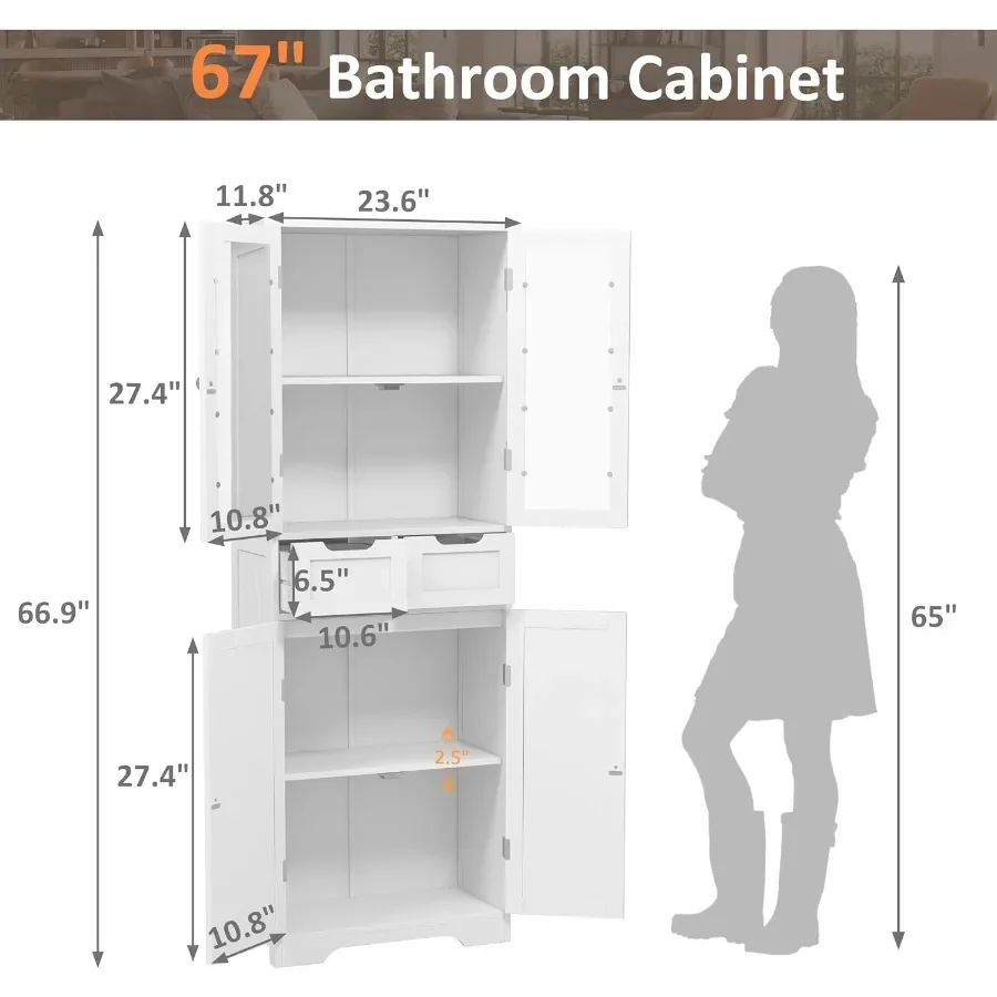 67 cm hoge badkamerkast, vrijs - Storage & Organization recensie en prijs