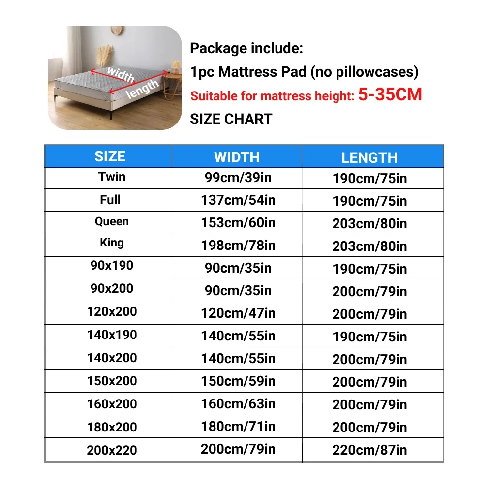 1 stuk, veelkleurige, elastisc - Waterproof Mattress Protector Breathable recensie en prijs