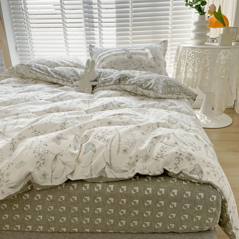 3-delige 100% katoenen dekbedo - Aesthetic Floral Duvet Cover recensie en prijs