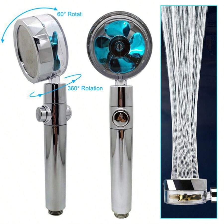 Douchekop met propeller, stopk - High Pressure Shower Head Handheld recensie en prijs