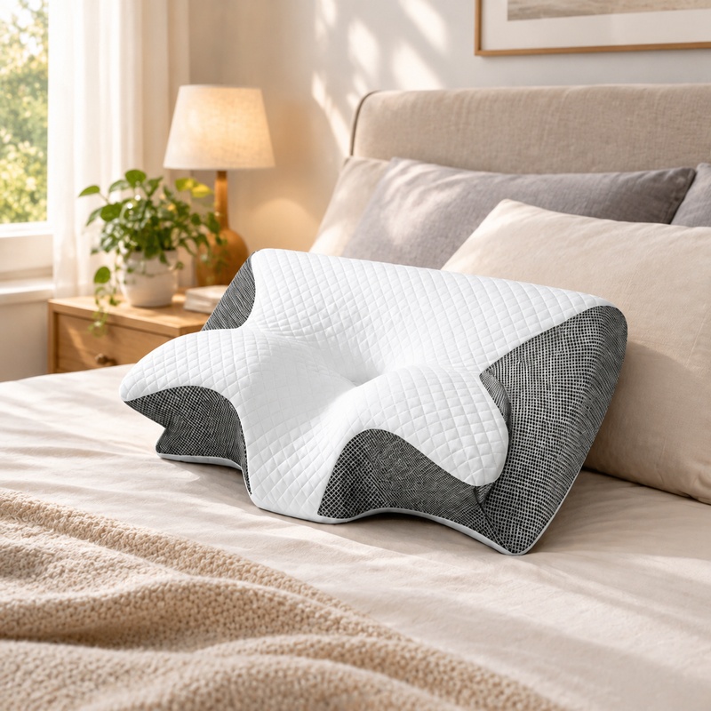 Ademend, orthopedisch neksteun - Memory Foam Orthopedic Pillow Neck Pain recensie en prijs