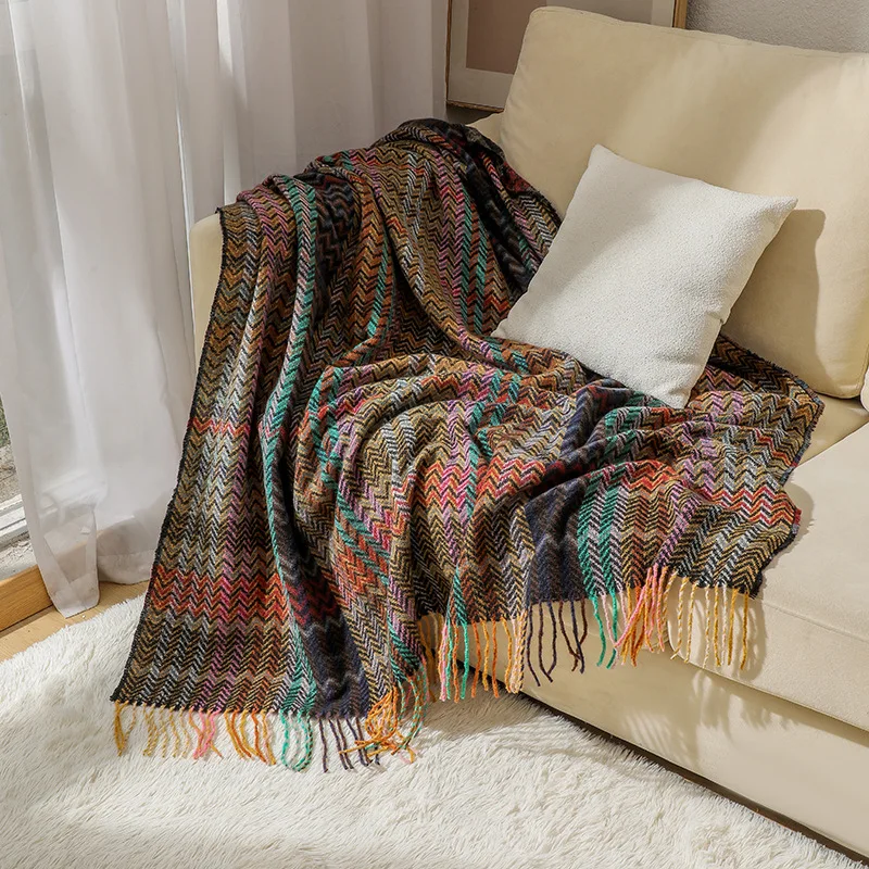 Boho Wave-deken met kwastjes,  - Boho Throw Blanket Fringe recensie en prijs