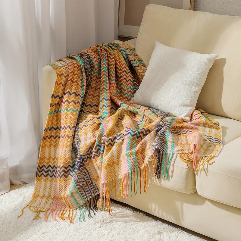 Boho Wave-deken met kwastjes,  - Boho Throw Blanket Fringe recensie en prijs